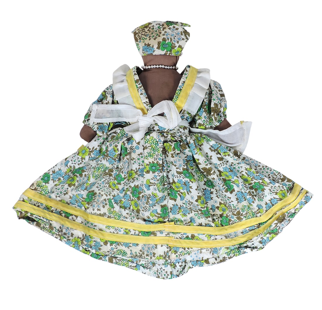 Black Americana Rag Doll, Caribbean or African American traditions, cloth material, stuffed bodic... - 2