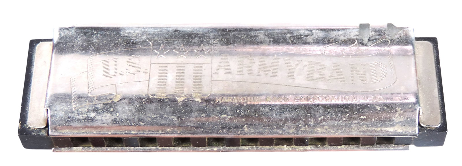 Harmonicas (2), Marine Band, Made by M. Hohner, Germany, No 1896 & U.S. Army Band, Harmonic Reed ... - 5