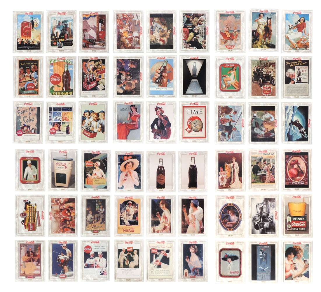 Coca-Cola "Collect-A-Card" Collection of 400 Trading Cards, c.1993, 1-100, c.1994, Series 2, 101-... - 2