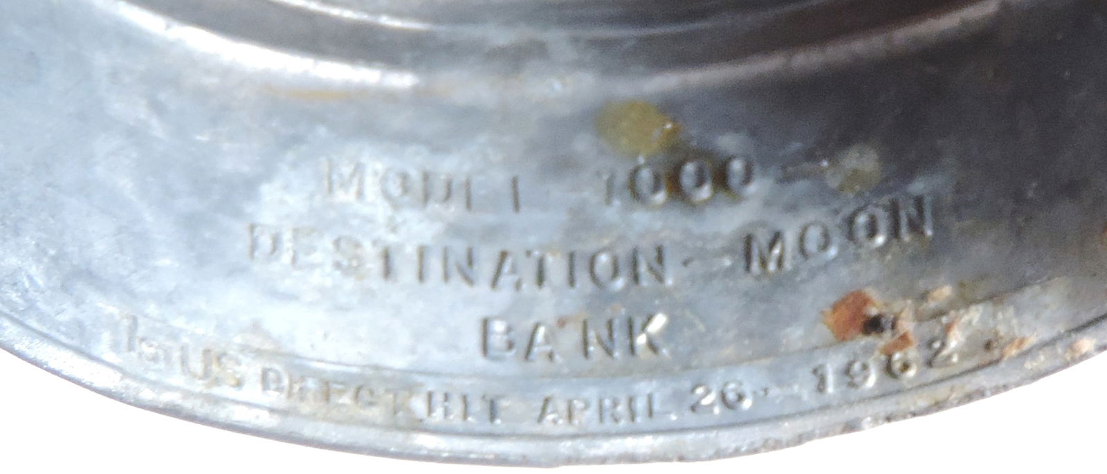 Advertising Rocket Bank, Duro Mold Destination Moon, spring-loaded mechanism (working), chrome-pl... - 3