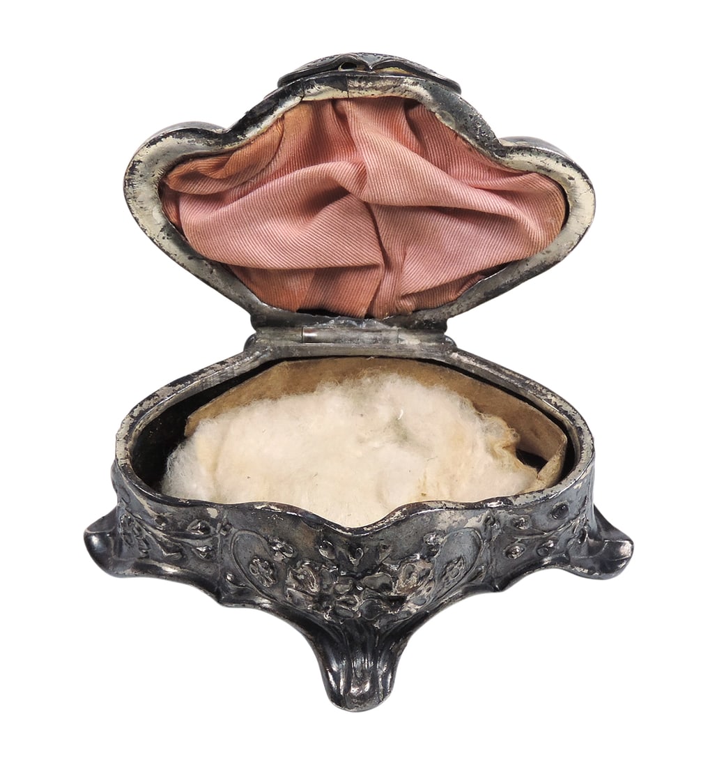 Washington, DC United States Capital Dresser Box, Art Nouveau style. silver-plated cast metal w/h... - 5