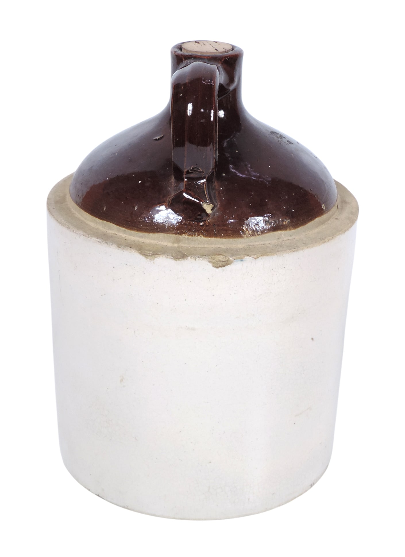 Advertising Stoneware Whiskey Jug, D.P. Roberts Wholesale Liquor Dealer-Belle Fourche, S.D., also... - 2