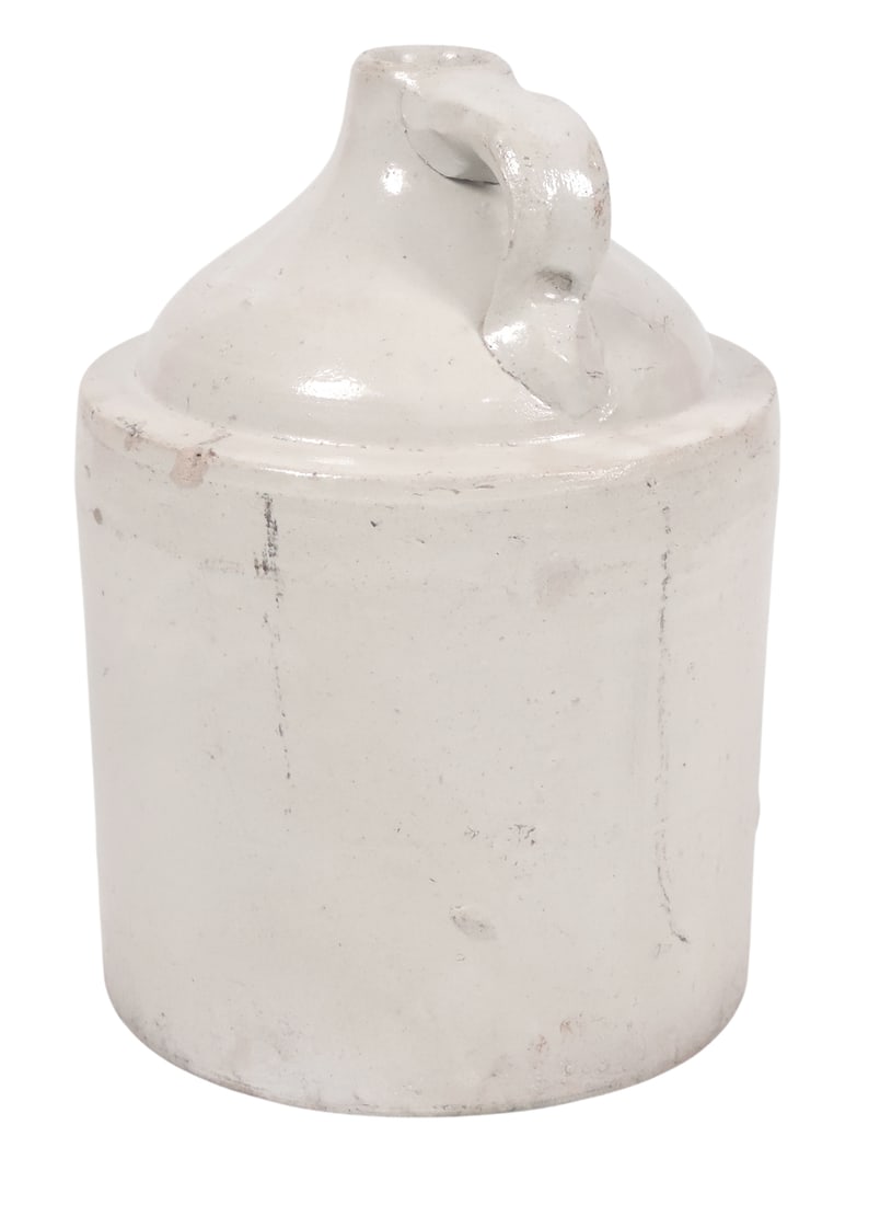 Advertising Stoneware Whiskey Jug, Bon I. Look-16th & Blake Sts.-Denver Colo., small chips on rim... - 3