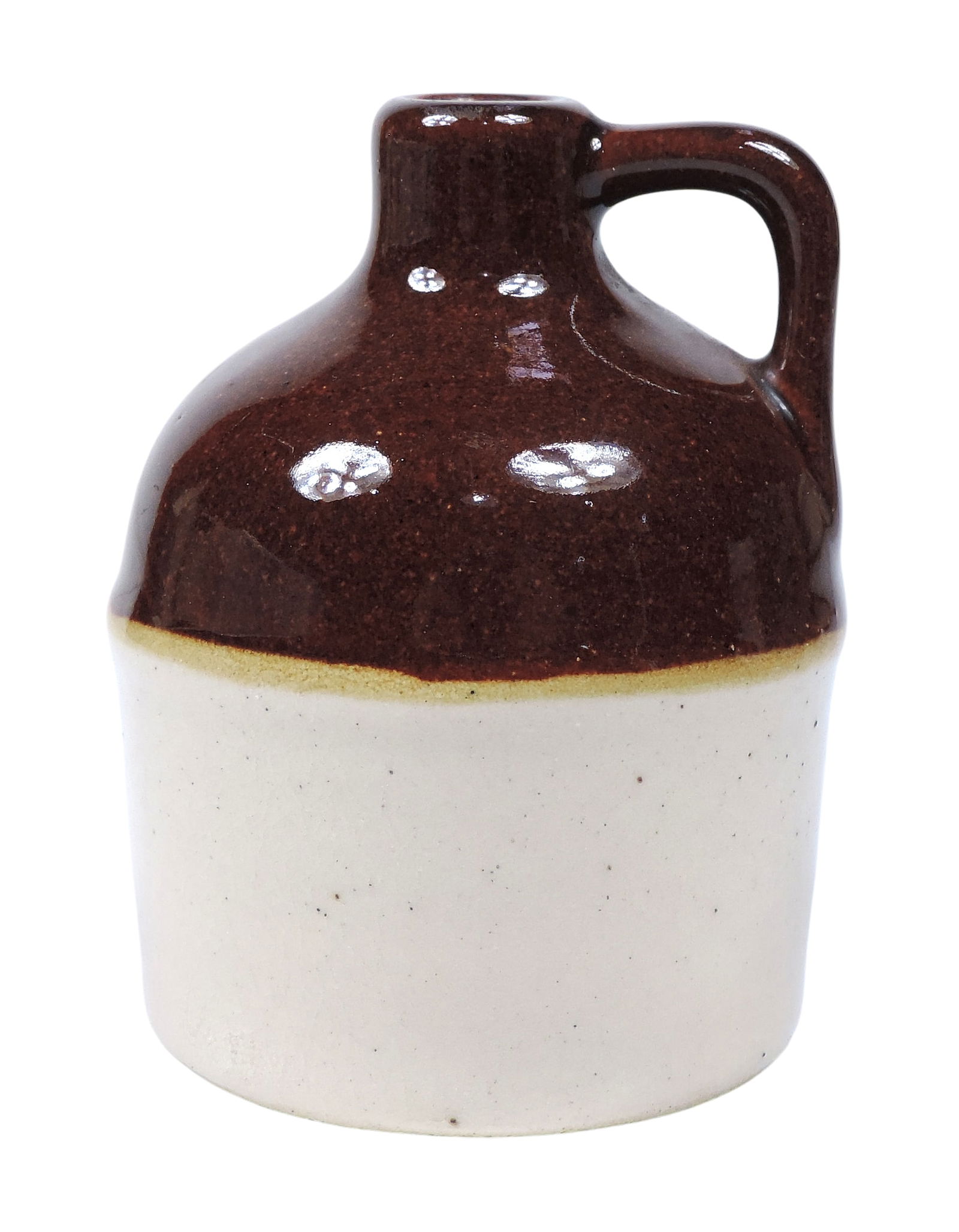 Red Wing Miniature Jug w/orig Red Wing Art Pottery sticker, c. early-mid 1900s, Exc cond, H 2.75 ... - 2