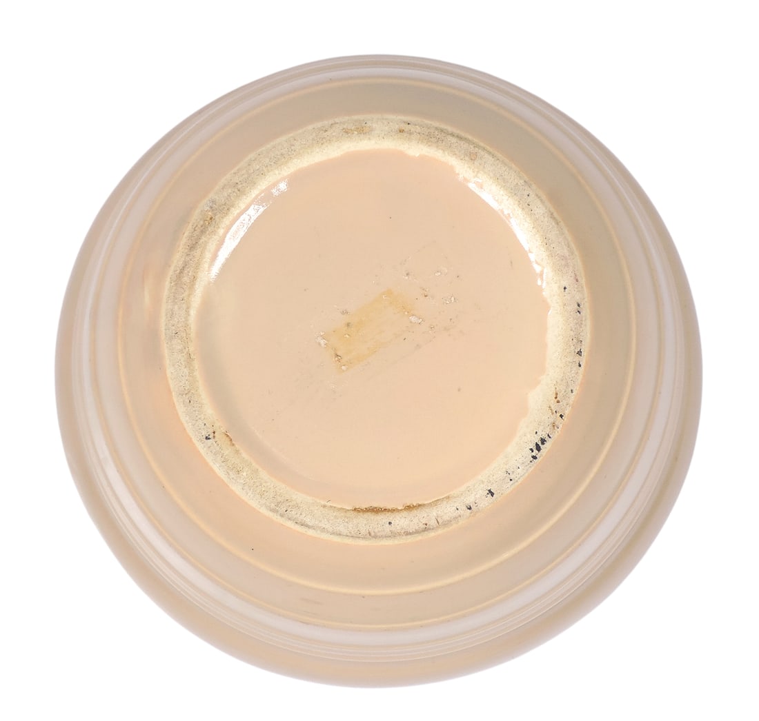 Advertising Mixing Bowl from Bruce Supply- Adair, Iowa, molded beehive yellow ware, earlier 1900s... - 4