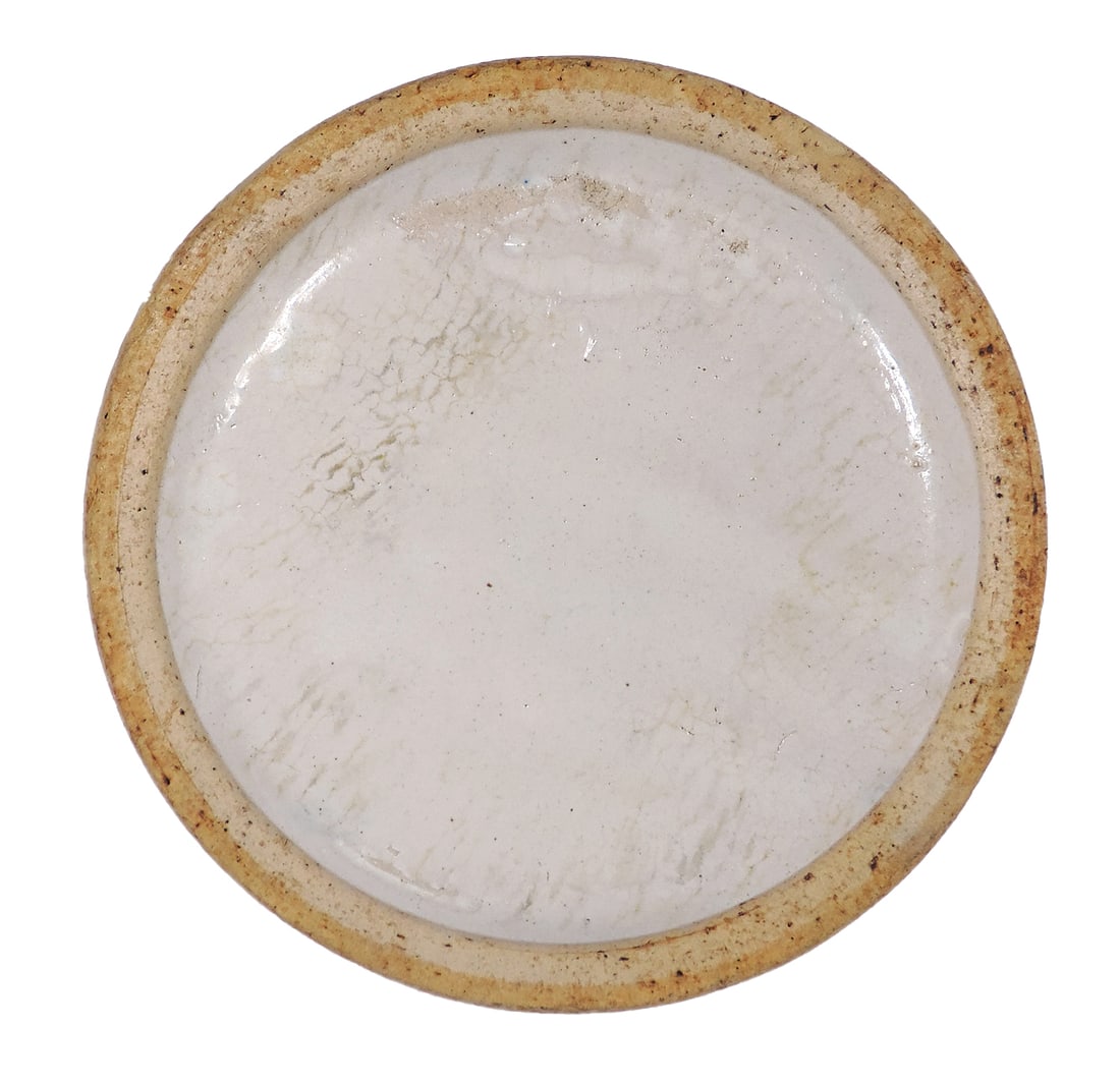 Western Stoneware Butter Crock, embossed Western Stoneware Co. Plant 5 LB on bottom & 5 on lid bo... - 4