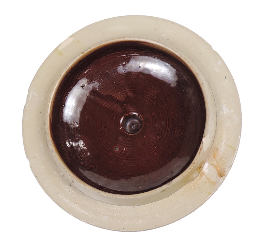 Minnesota Stoneware 1 Gallon Salt Glaze Crock w/Lid, embossed bottom reads "Minnesota Stoneware C... - 6