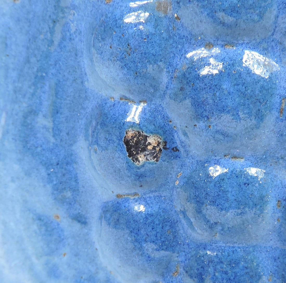 Red Wing North Star Pitcher, Grape & Trellis, debossed star on bottom-the mark of North Star Co. ... - 2