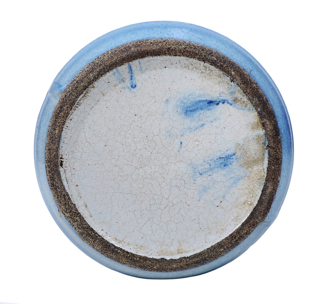 Red Wing North Star Pitcher, Grape & Trellis, debossed star on bottom-the mark of North Star Co. ... - 5