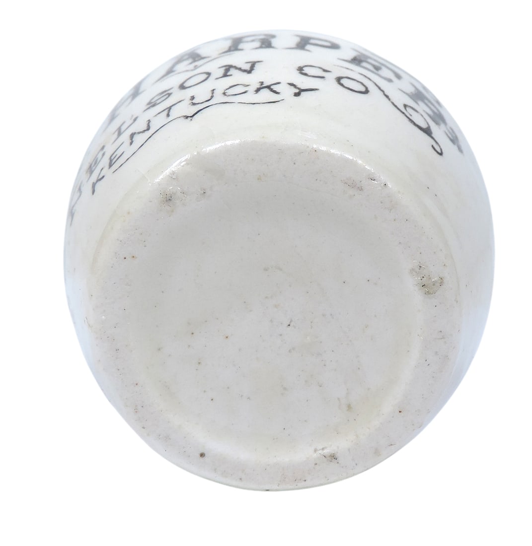 Miniature Advertising Jug, Compliments I.W. Harper Nelson Co., Kentucky, tiny nick on top rim, c.... - 4