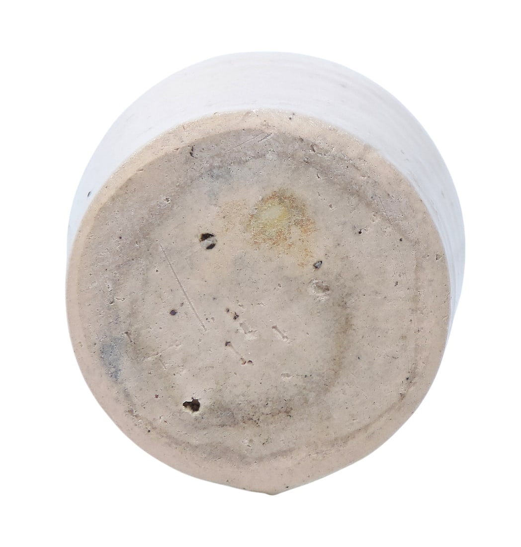 Miniature Advertising Jug, stamped Compliments of J.E. Freeman 600 Jennings Ave, tiny flea bite o... - 3