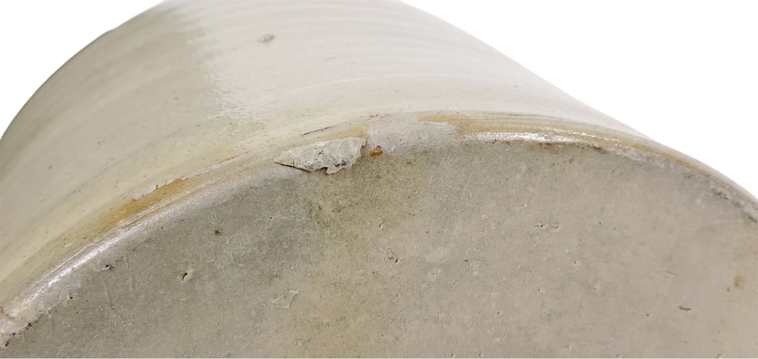 Red Wing Salt Glaze 3 Gallon Jug, (unmarked), hand-thrown w/hand-painted cobalt blue Target /Bee... - 3