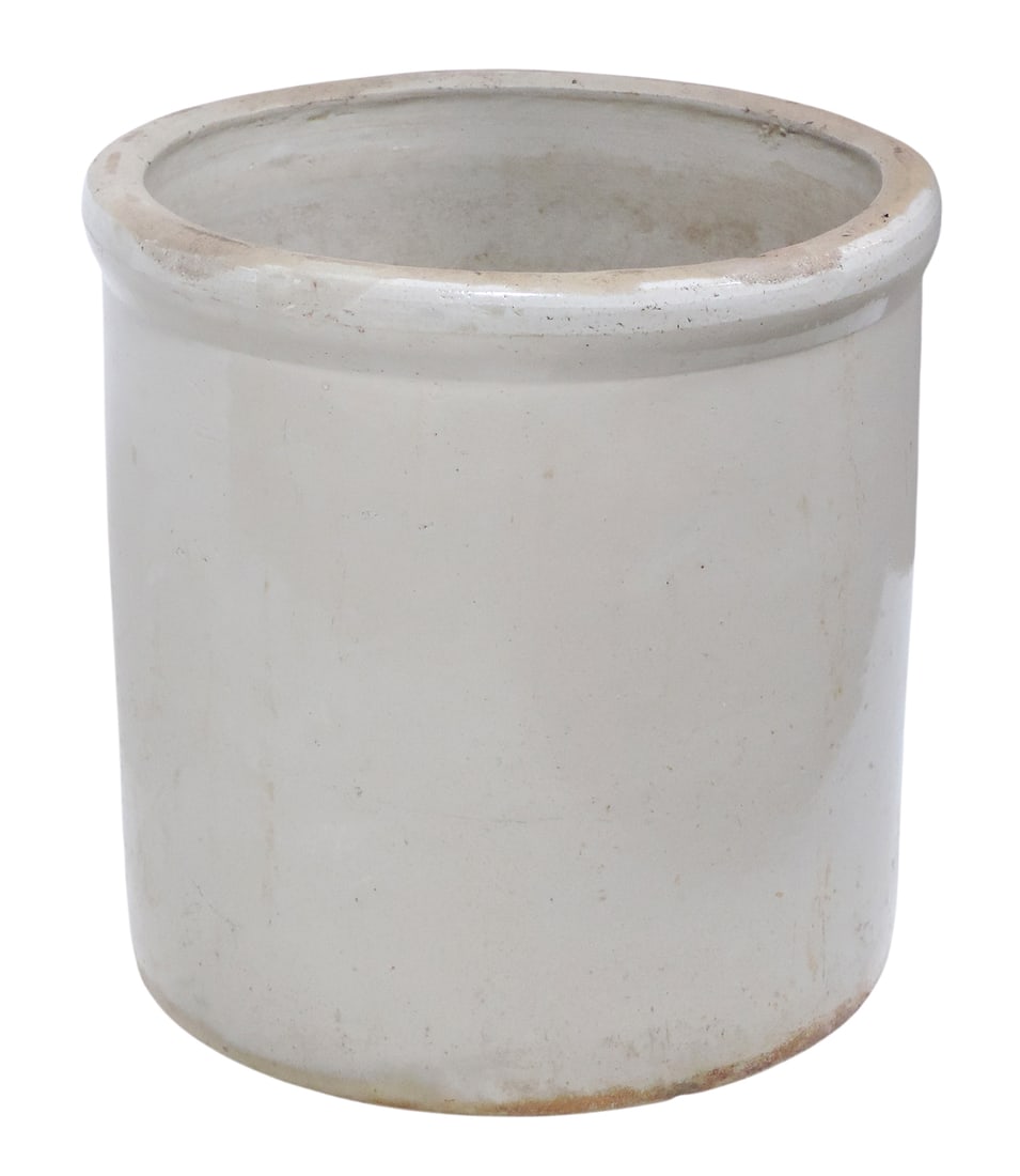 Red Wing 4 Gallon Wing Crock w/Ski Oval, very light hairline crack on inside, o/all Exc cond, H 1... - 2