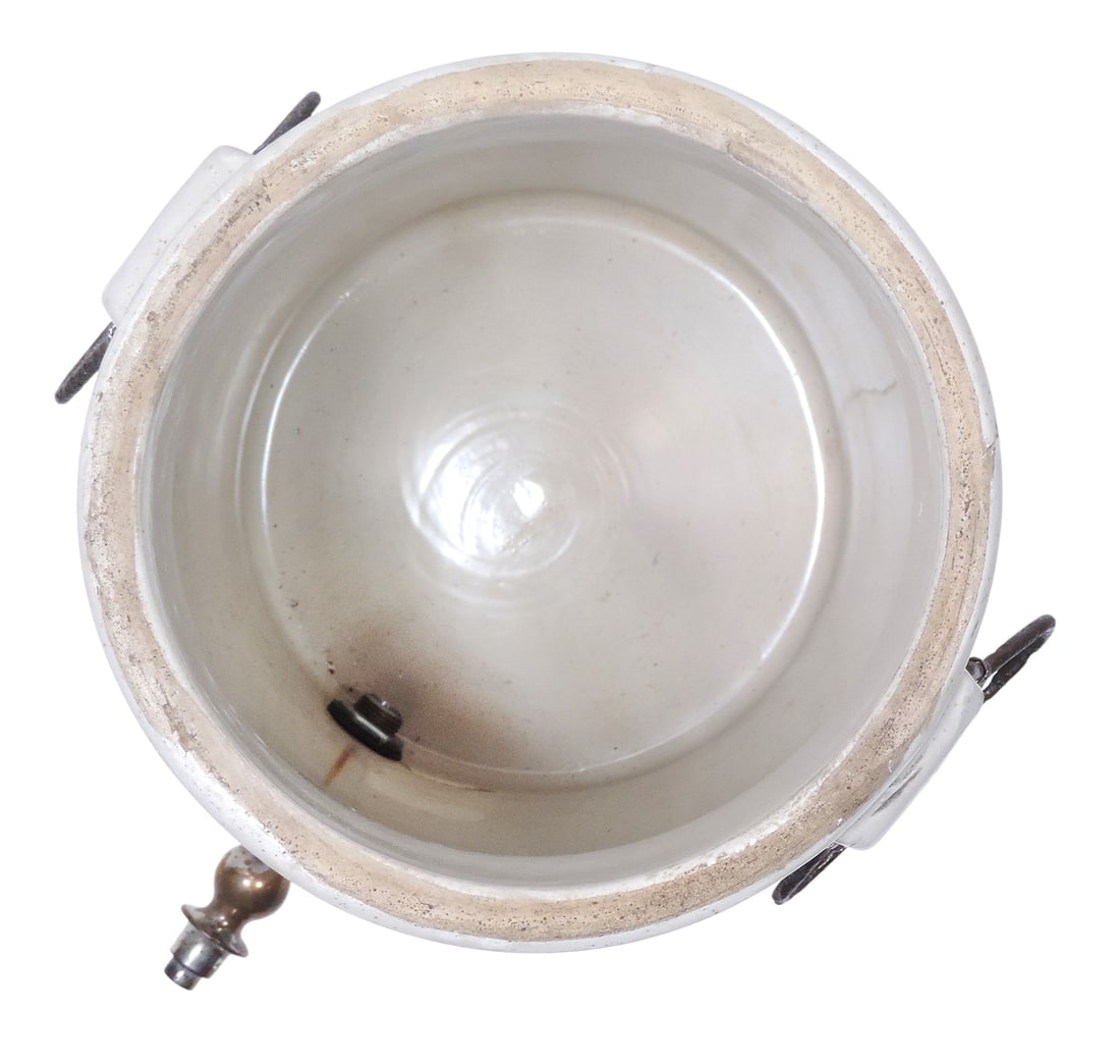 Red Wing 2 Gallon Water Cooler w/wire handles & spigot, small wing, RARE upside down RW Union Sto... - 3