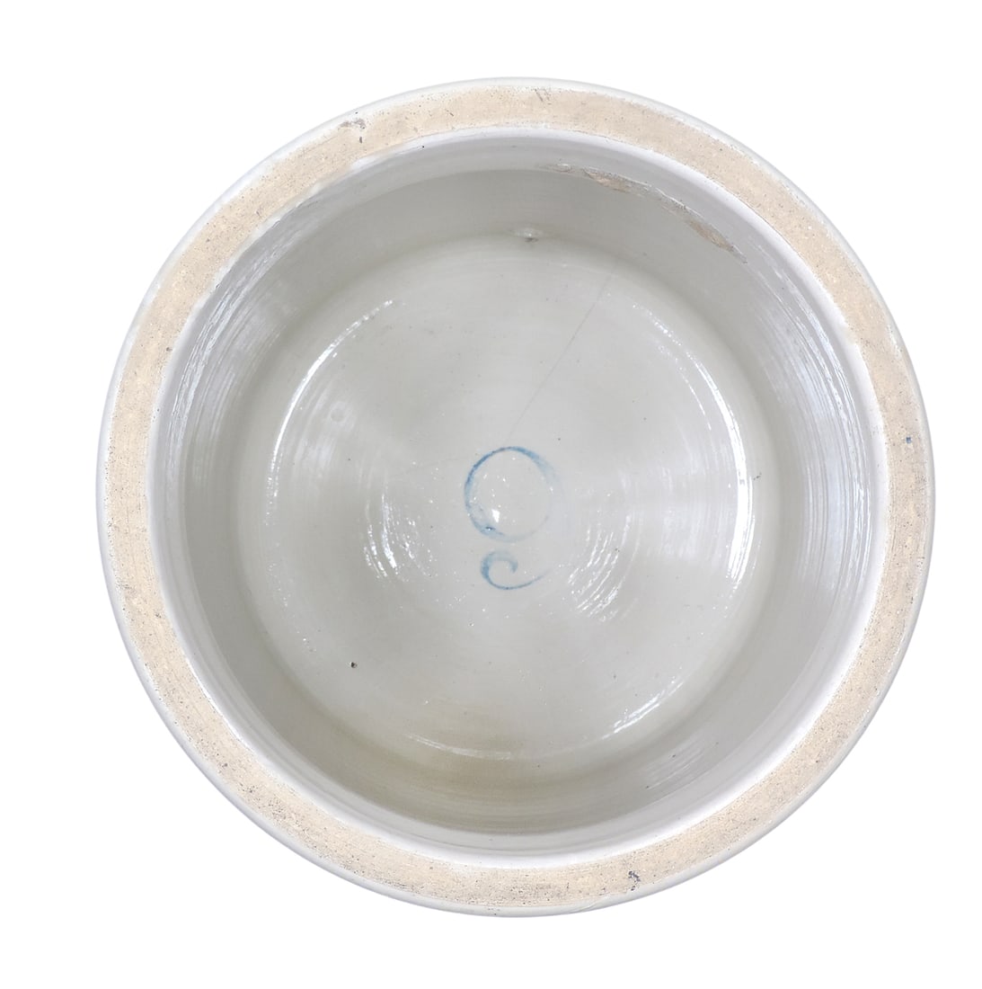 Red Wing Union Stoneware 6 Gallon Water Cooler, large wing, handwritten 6 on bottom interior, app... - 5