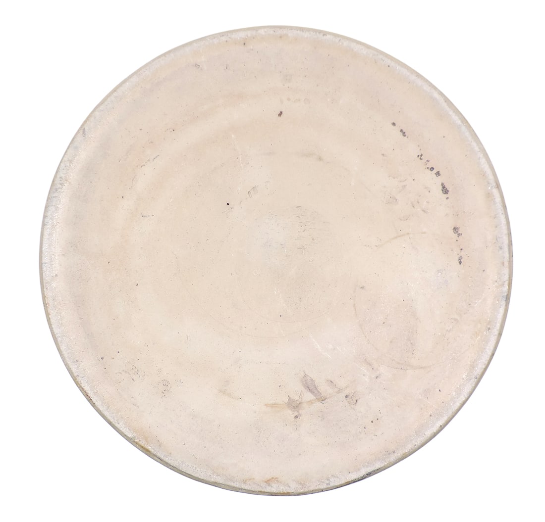 Red Wing 5 Gallon Leaf Crock, chip on one handle/hairline crack on factory glaze imperfection, o/... - 5