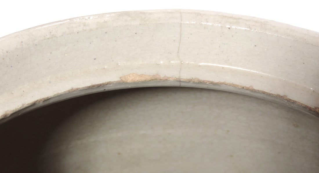 Advertising Pickle Barrel Crock w/wooden lid, stamped Dodson & Braun's Fine Pickles St. Louis, ha... - 4