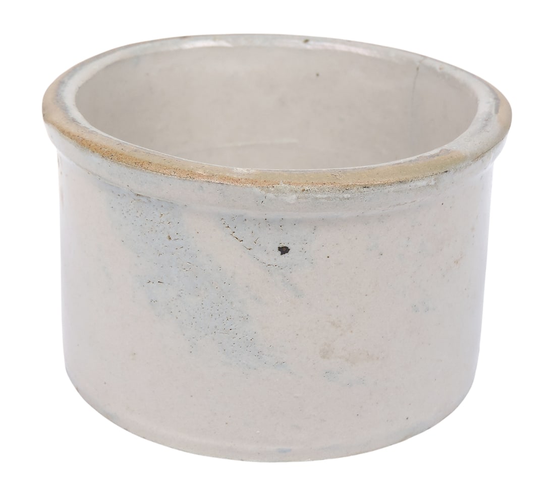 Red Wing Boston Bean Crock, stamped Egekvist Bakeries Polly Ann Boston Baked Beans, used for take... - 2