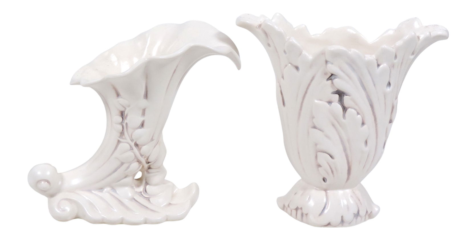 Red Wing Art Pottery Vases (2), #1096 & 1098, both Exc cond, up to H 9 in.: Red Wing Art Pottery Vases (2), #1096 & 1098, both Exc cond, up to H 9 in. 