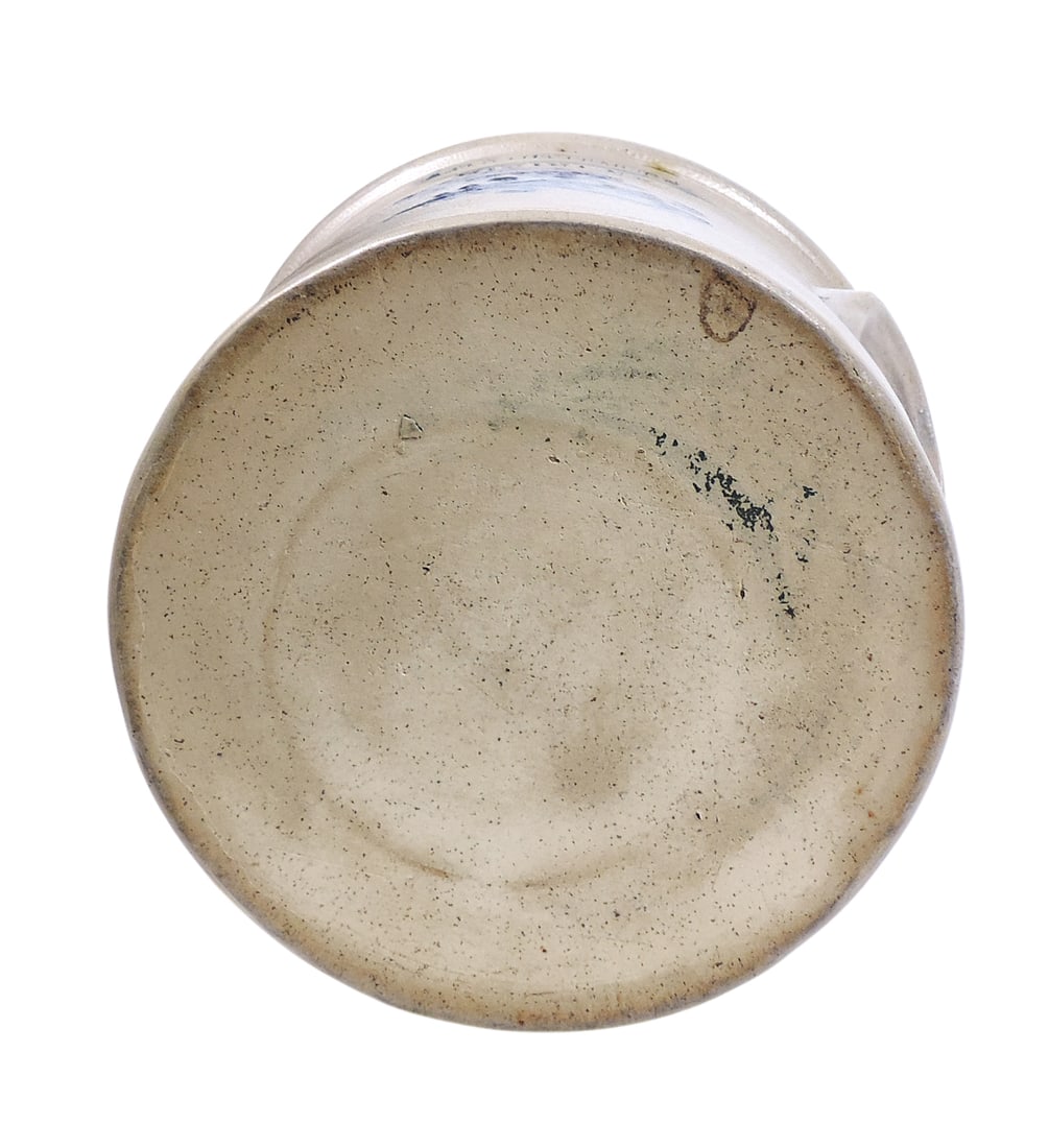 Eastern Stoneware A. O. Whittemore Havana, N.Y. 1 Gallon Crock w/tooled shoulder & hand-painted c... - 3