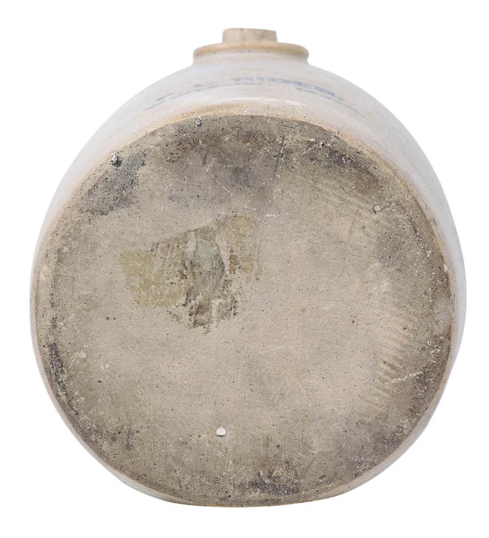 Eastern Stoneware Foot Warmer (Hot Water Pigs), stamped P.L. Rider, Worcester, Mass., embossed Do... - 3