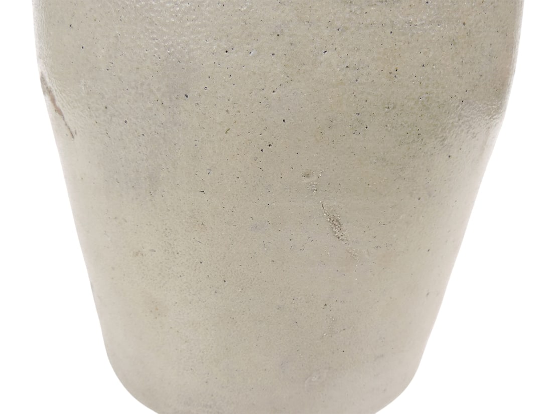 Stoneware Salt Glaze 2 Gallon Jug, unmarked w/hand-painted cobalt blue stylized floral design, ap... - 4