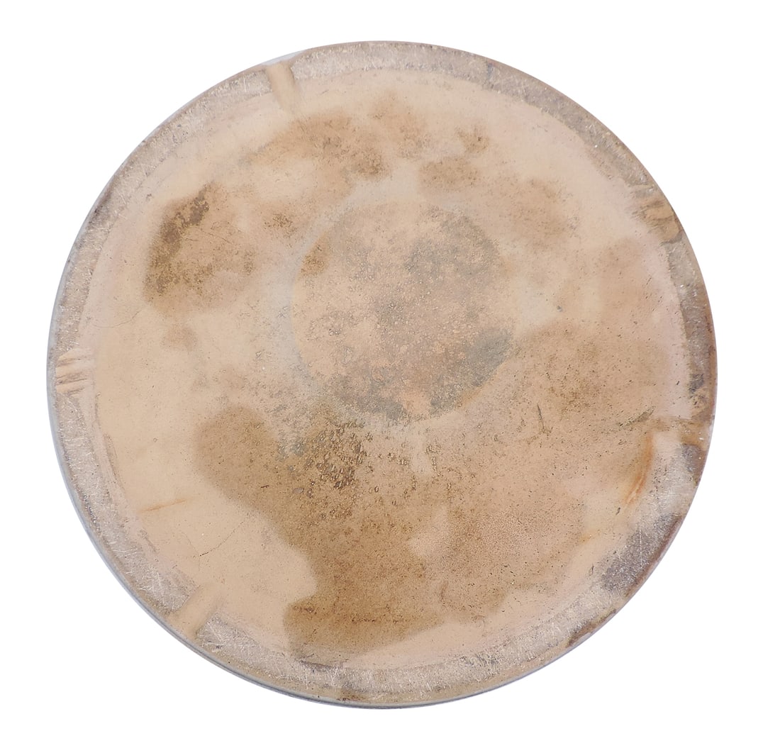 Pittsburg Pottery Stoneware 2 Gallon Butter Churn w/ Lid & Dasher, Diamond Brand 2, lid has cra... - 3