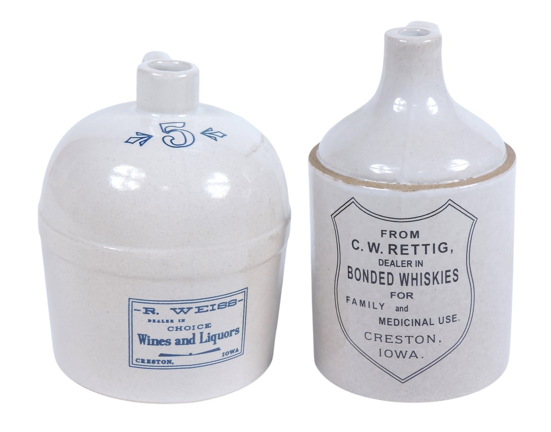 Red Wing Collectors Society Commemoratives (2), Jug, stamped Iowa Chapter of Red Wing Collectors ... (1 of 4)