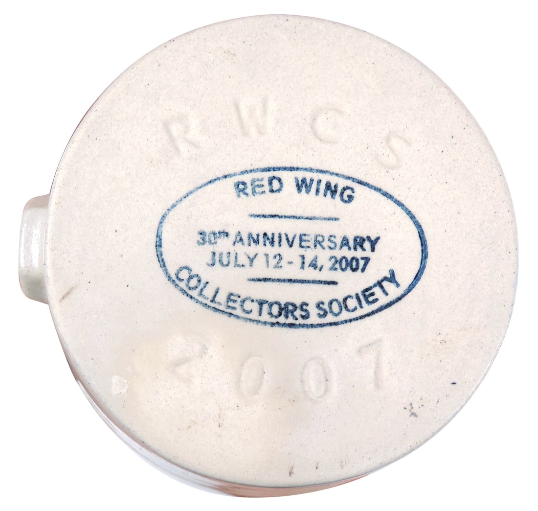 Red Wing Collectors Society Commemoratives (3), 2006 Round Up Teapot w/lid, 2007 Birch Leaf Beehive - 4