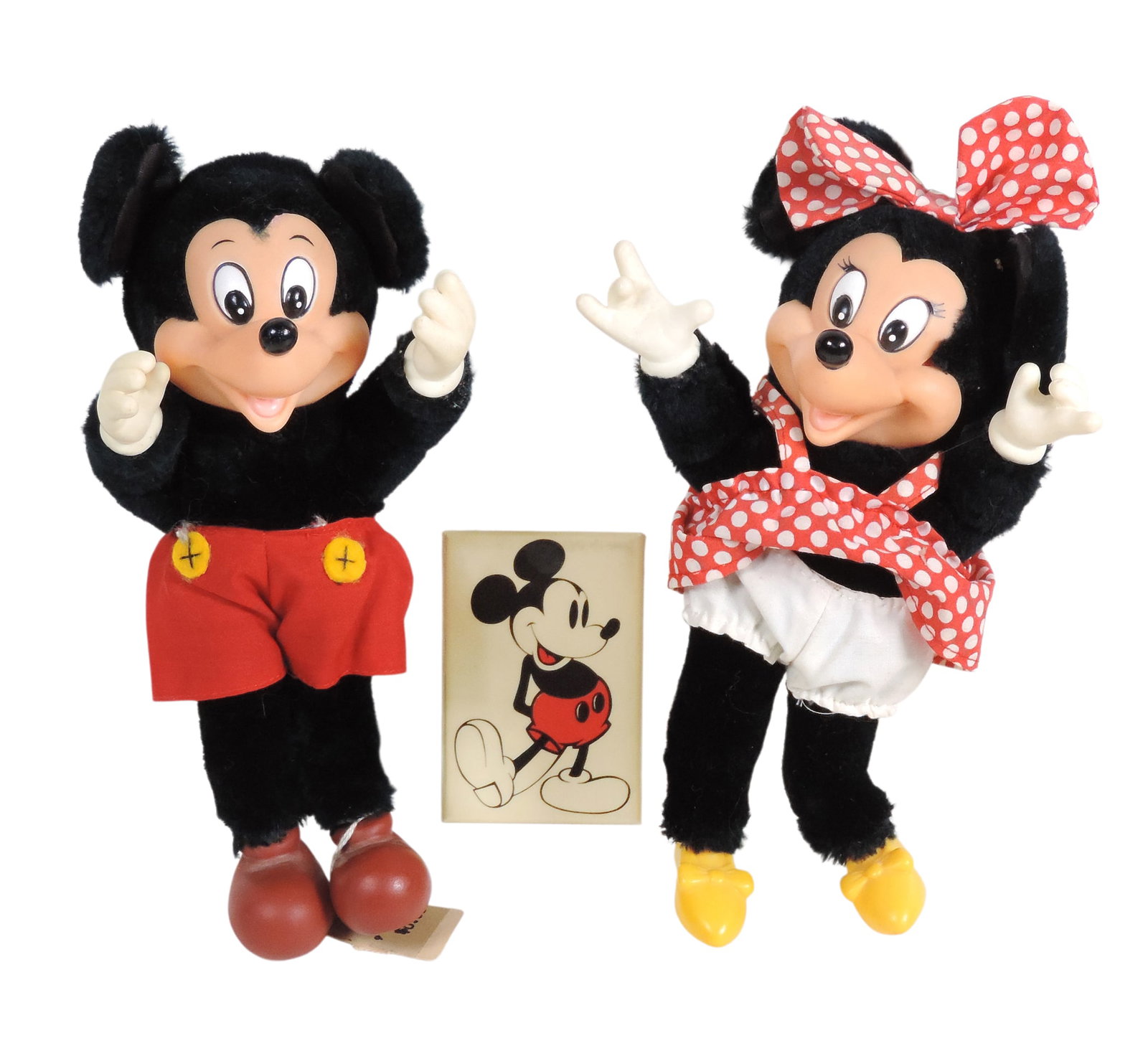 Mickey & Minnie Mouse & Mickey Pocket Mirror (3), copyright Walt Disney Products, Mickey/Minnie f... (1 of 2)