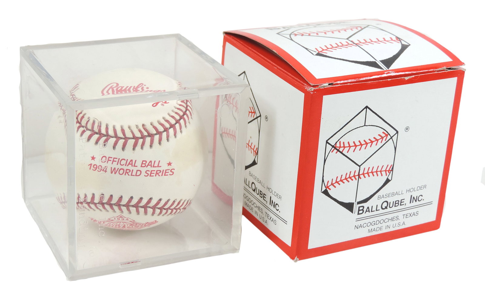Official Ball 1994 World Series, made by Rawlings, productions strictly limited to 1994 year of i... - 2
