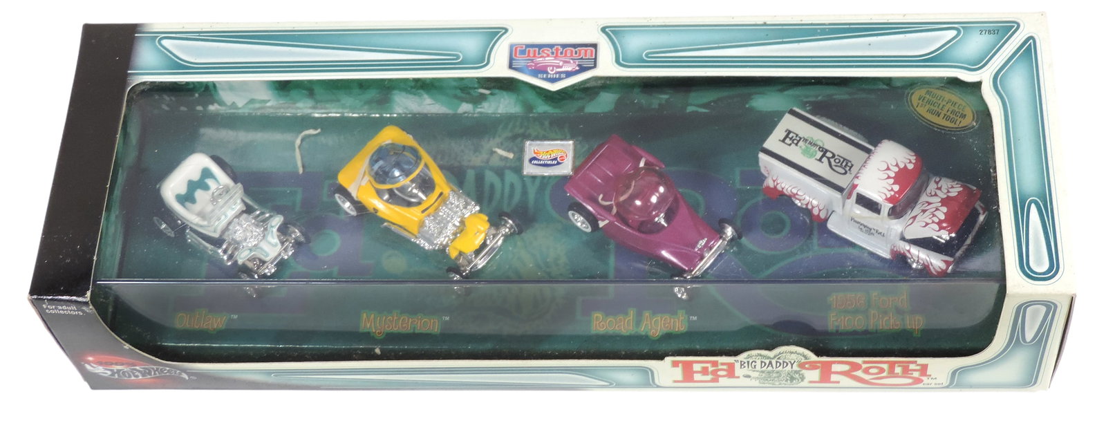 Hot Wheels, Ed “Big Daddy” Roth Car Set, No. 27837, multi-piece vehicle from 1st run too - 3