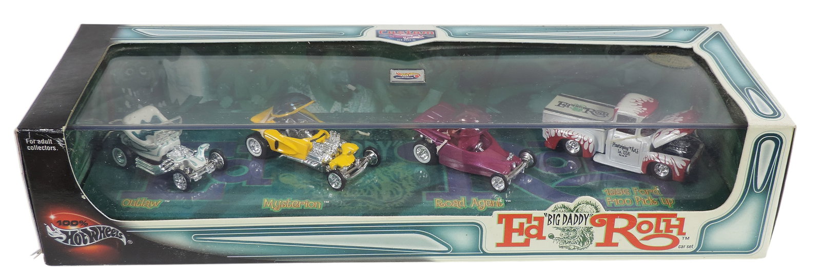 Hot Wheels, Ed “Big Daddy” Roth Car Set, No. 27837, multi-piece vehicle from 1st run too - 4