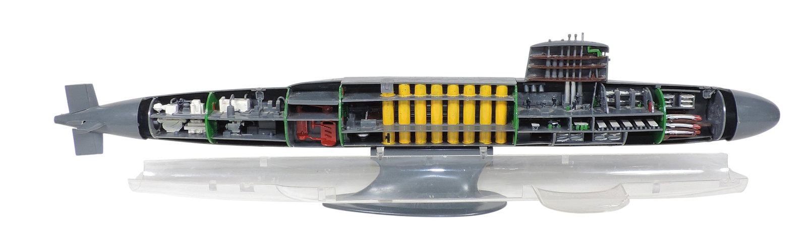 Renwal Atomic Powered Ballistic Missle Submarine & cdbd Dealer Display , Blueprint Model of the G... - 3