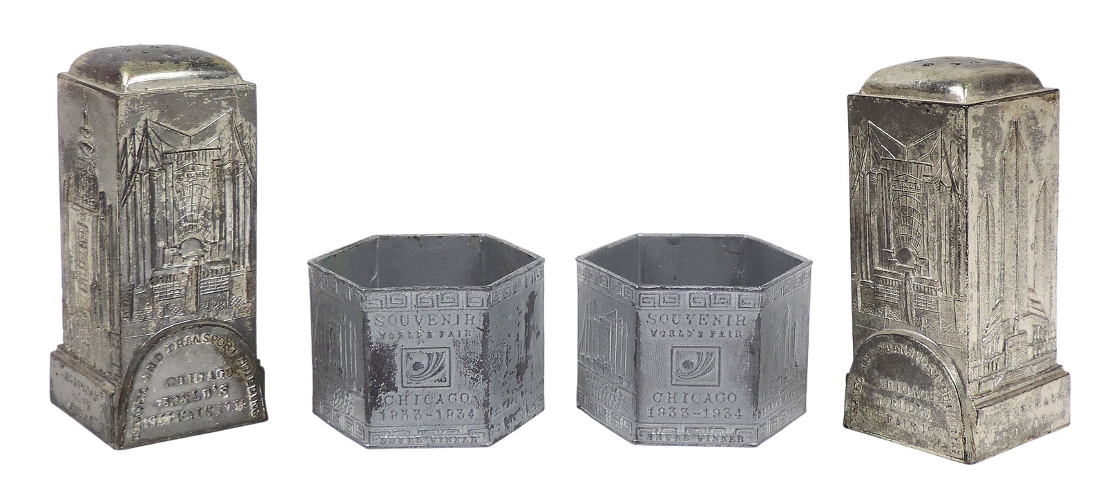 1933-1934 Chicago World Fair Souvenirs (8), A Century of Progress Chicago Walgreen Drugs Ashtray,... - 4