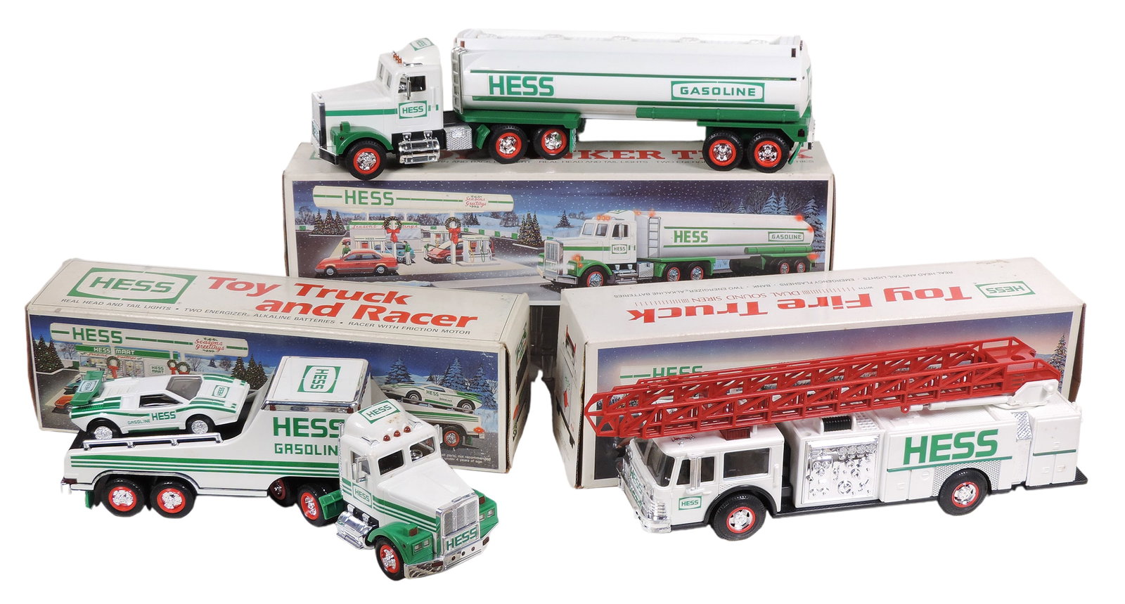 Toy Scale Models (3), Hess Corporation Toys, Season Greetings, 1990 Toy Tanker Truck, 1991 Toy Tr... - 2