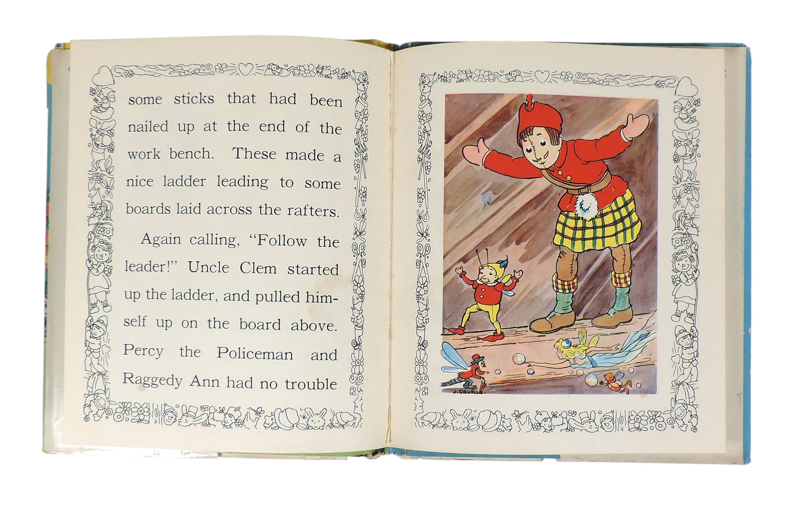 Children’s Book, Raggedy Ann In The Garden by Johnny Gruelle, McLoughlin Bros., Inc., Springfi - 4