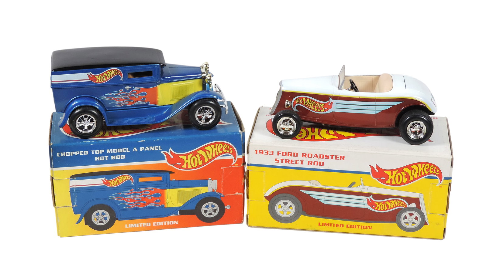 Hot Wheels (2), 1996 Chopped Top Model A Panel Hot Rod, Limited Edition, Stock No. 316500 & 1996 ... (1 of 3)