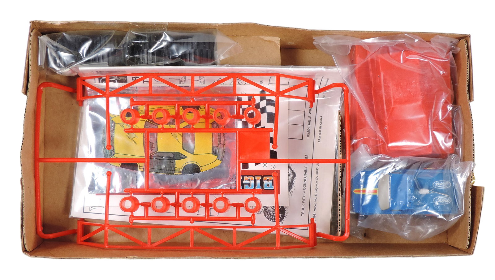 Hot Wheels, 1991 Mini Bigfoot Champions Wreck ’n Roll Arena, No. 422, plastic w/orig packaging - 2