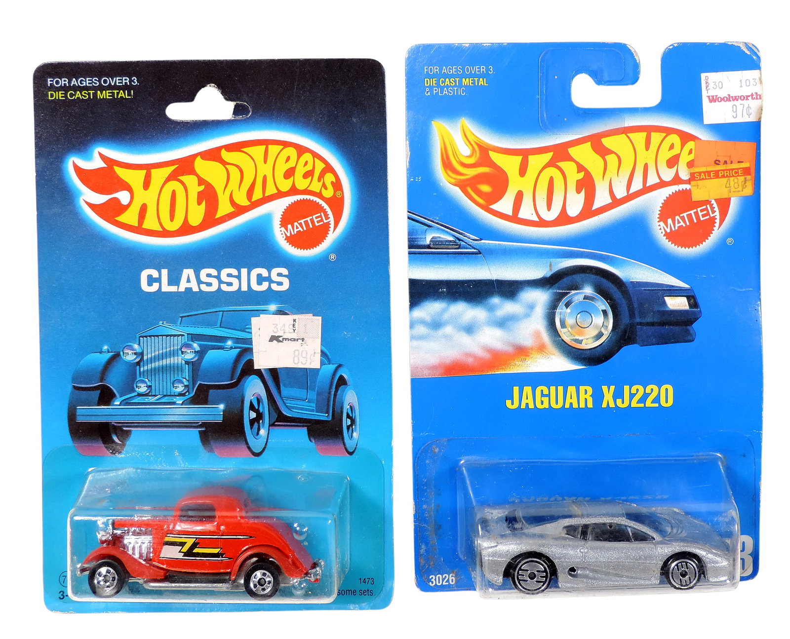 Hot Wheels (9), 1991 Jaguar XJ220, No. 3026, Collector No. 200, 1993 Limited Edition '57 Chevy,... - 4