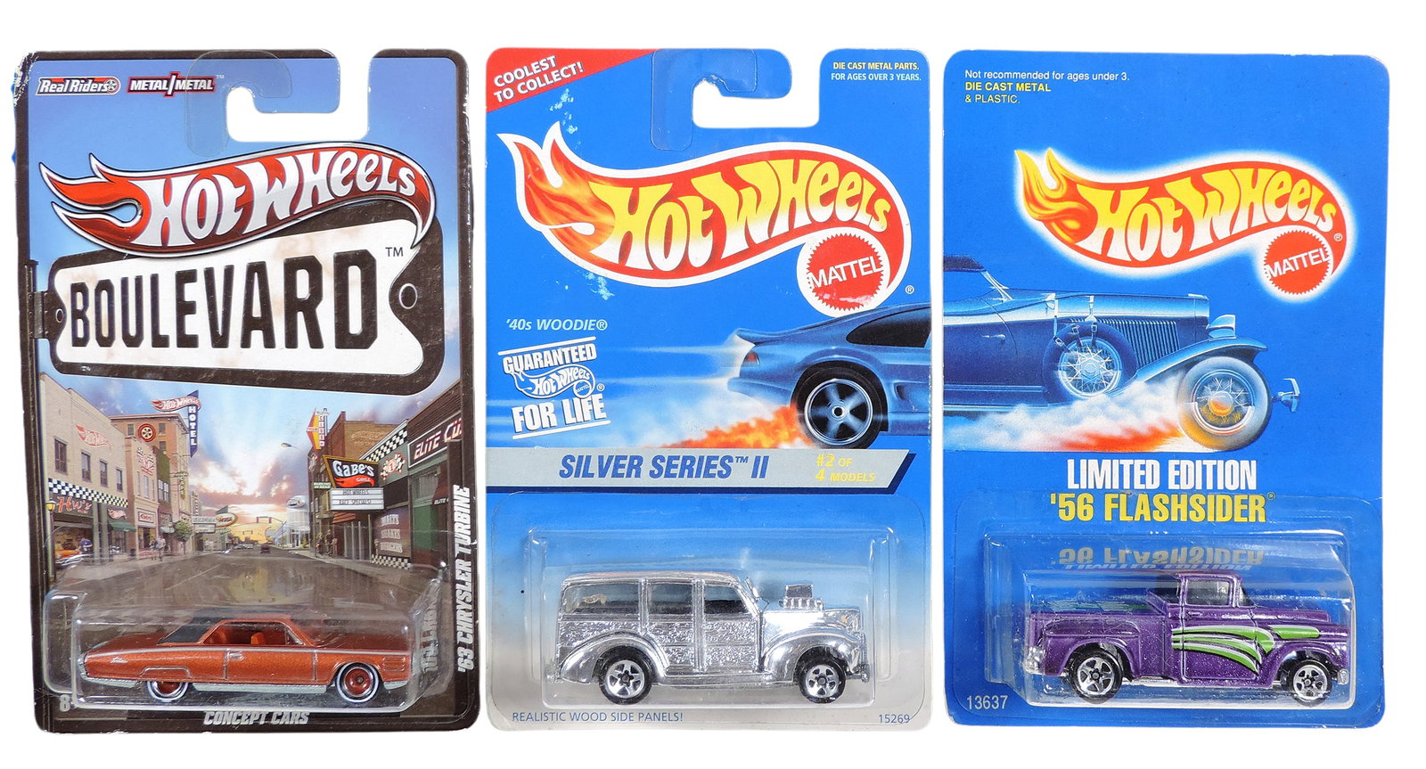 Hot Wheels (10), 2011Concept Cars, W4615-0910 G1, package stamped 0092N, 1995 Silver Series II, C... - 4