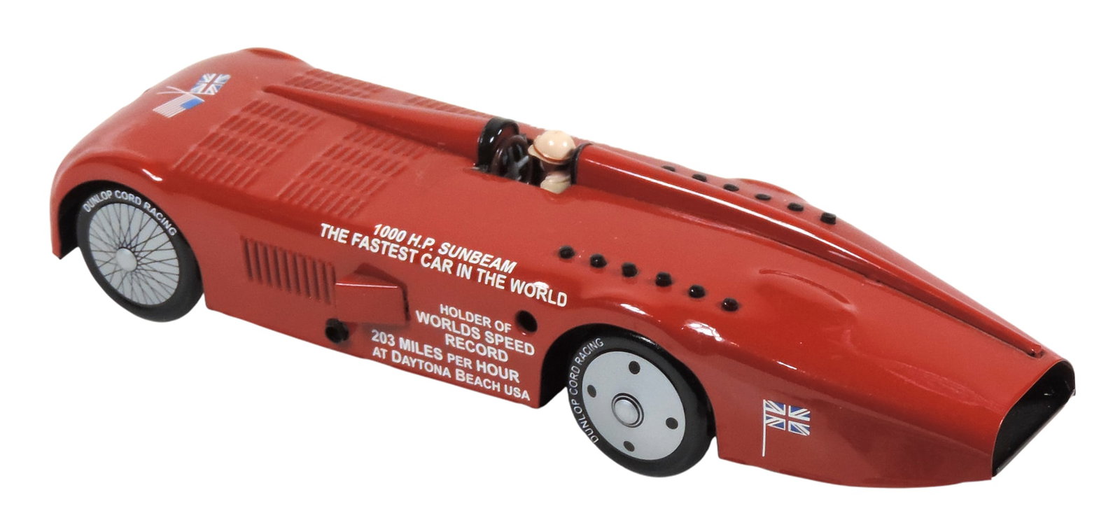 Schilling Sunbeam 1000 H.P. Land Speed Record Car, orig car was the first to exceed 200 mph, set at - 2