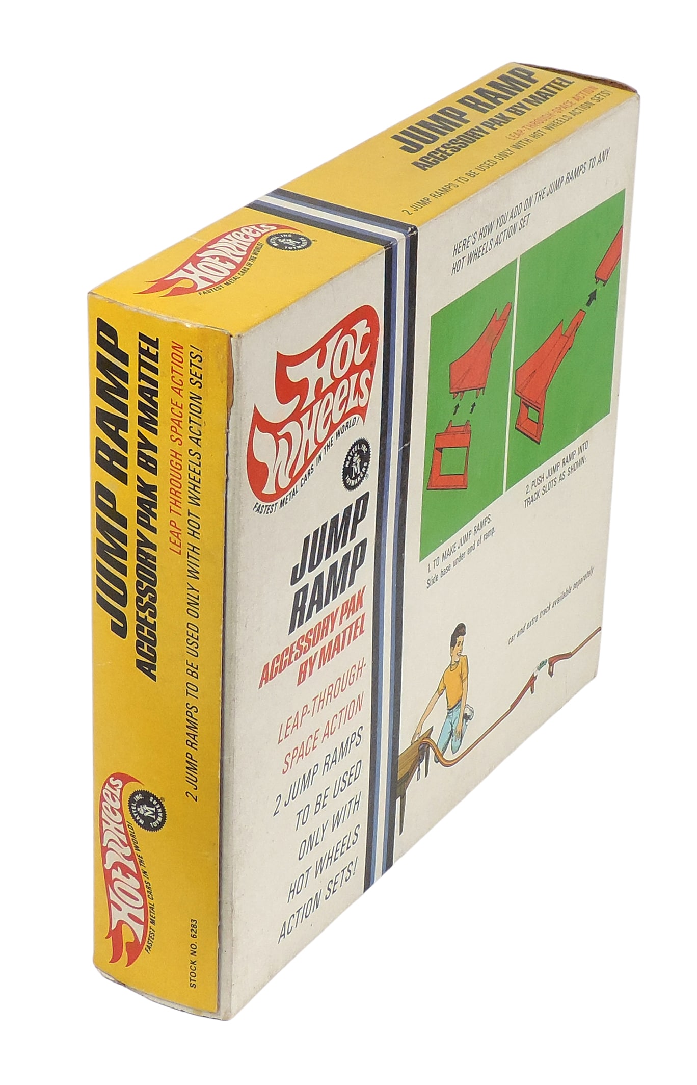 Hot Wheels Jump Ramp, 1968 Mattel, Inc., Hawthorne, Calif, Made & Printed in USA, orig packaging,... - 2