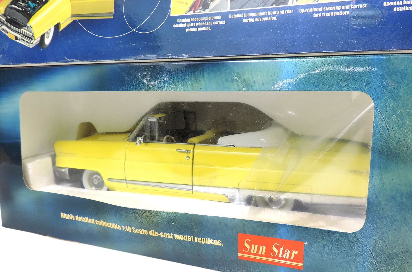 Toy Scale Model, 1956 Lincoln Premiere Model Car, The Platinum Collection, No. 4641, 1:18 scale, ... - 2