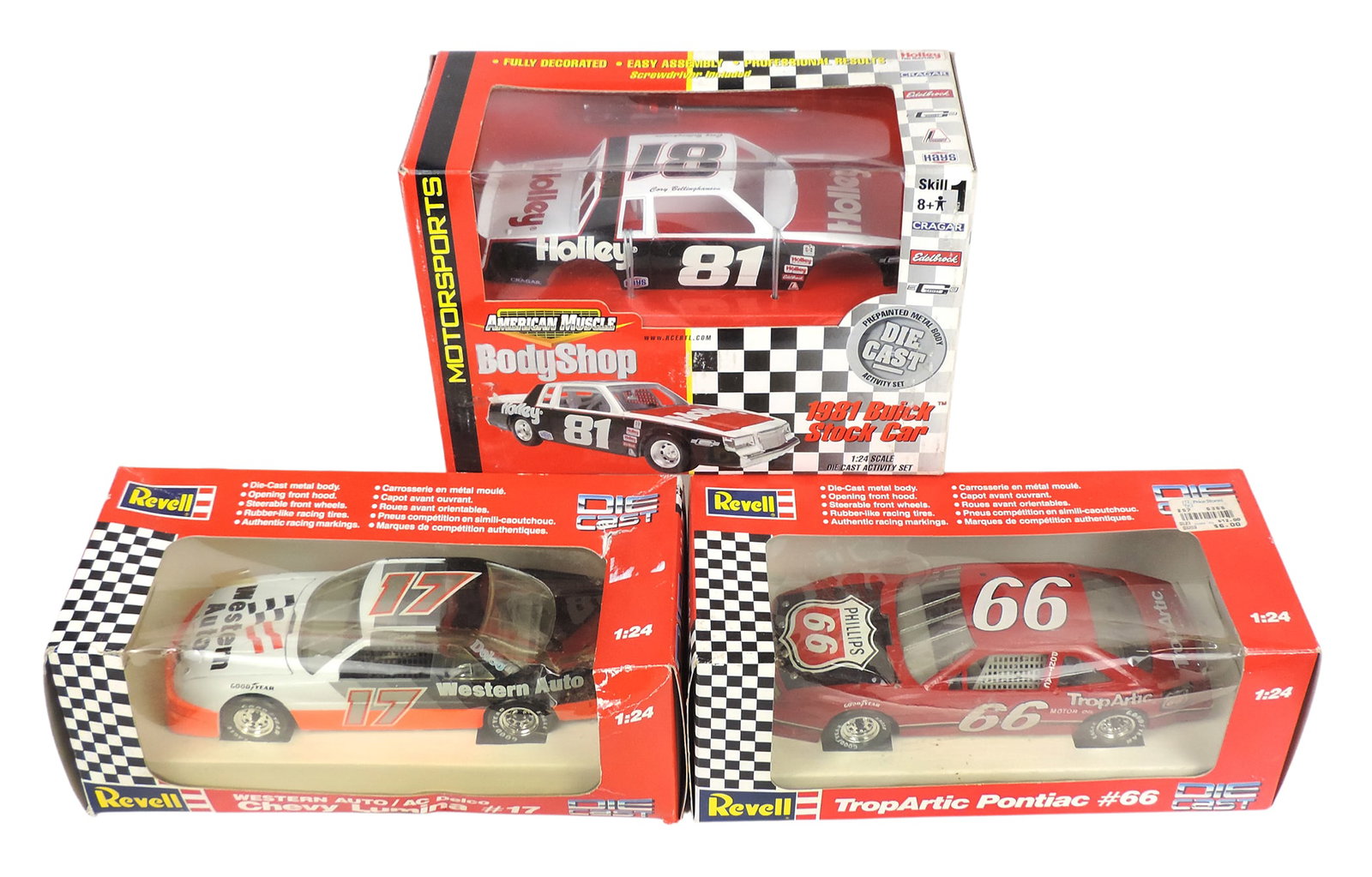 NASCAR & American Muscle Stock Car Adult Collectibles (3), Top Artic Pontiac #66, No. 8635, 1991 by - 2