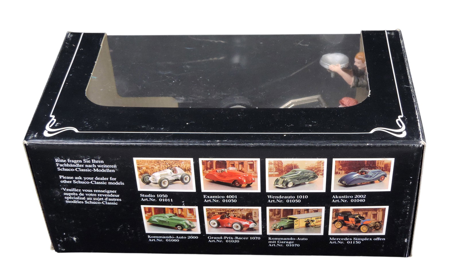 Toy Scale Model, Schuco-Classic, Mercedes-Benz W25, Pit Stop Crew Model Car, NOS w/age-related wear - 3