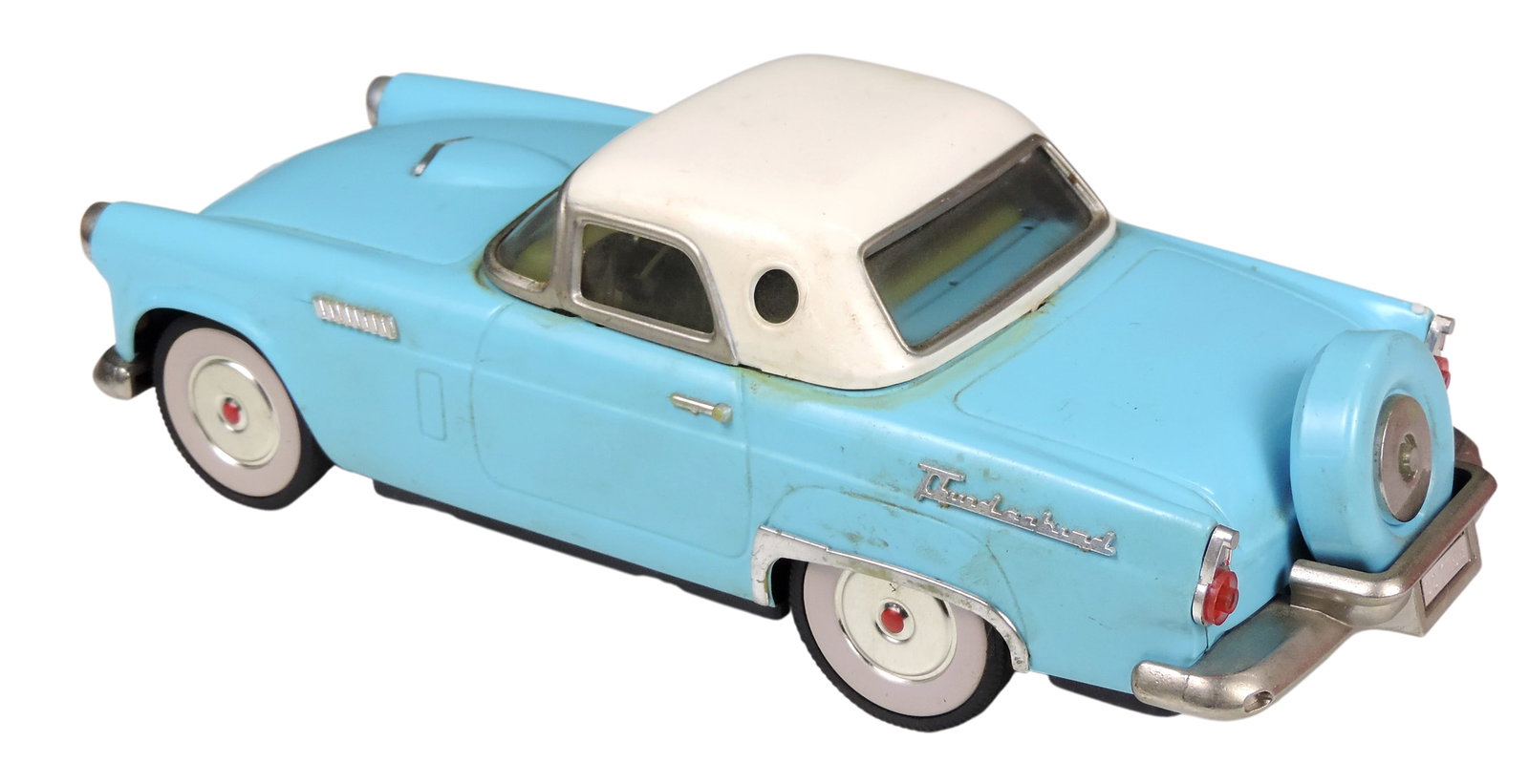 Toy Fifties Thunderbird, Type 1956, Hard Top, pressed tin/metal friction, orig packaging, 50's Fi... - 2