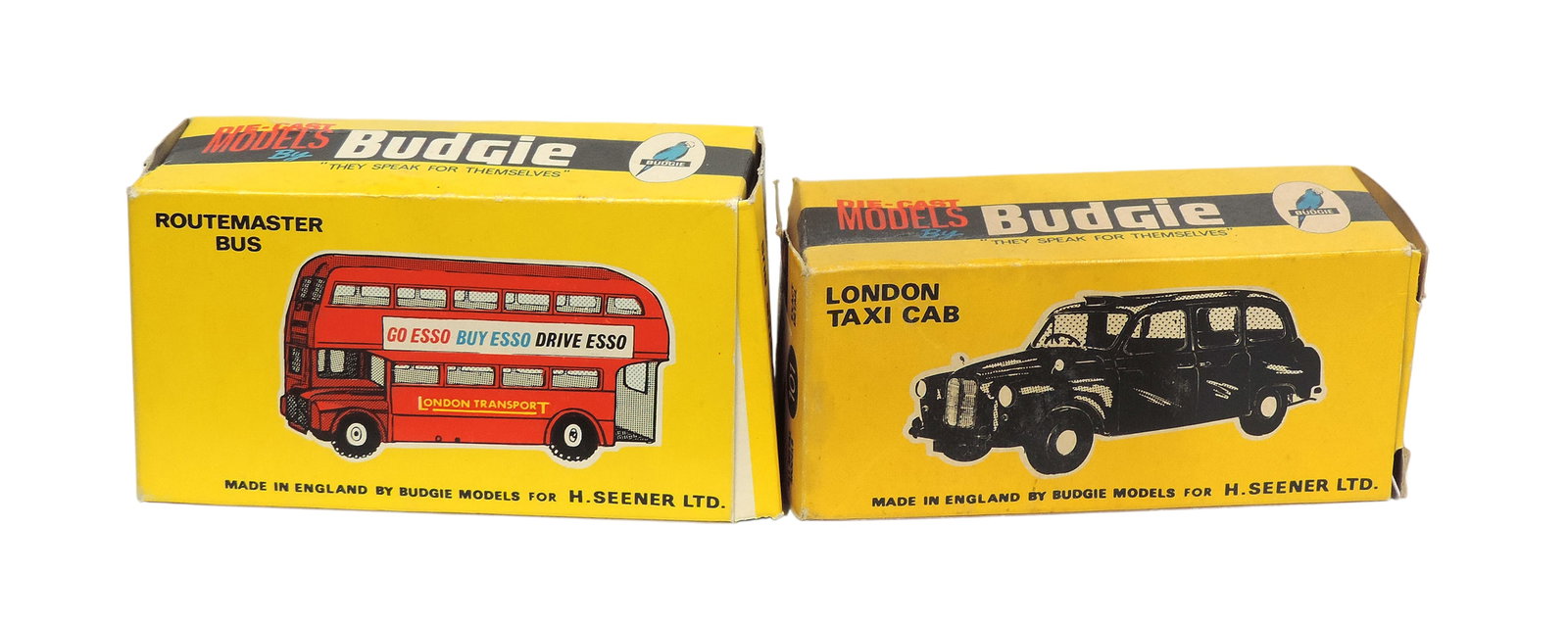 Toy Scale Models (2), Budgie Toys, London Taxi Cab, No. 101, Routemaster Bus, No. 236, Made in En... - 4