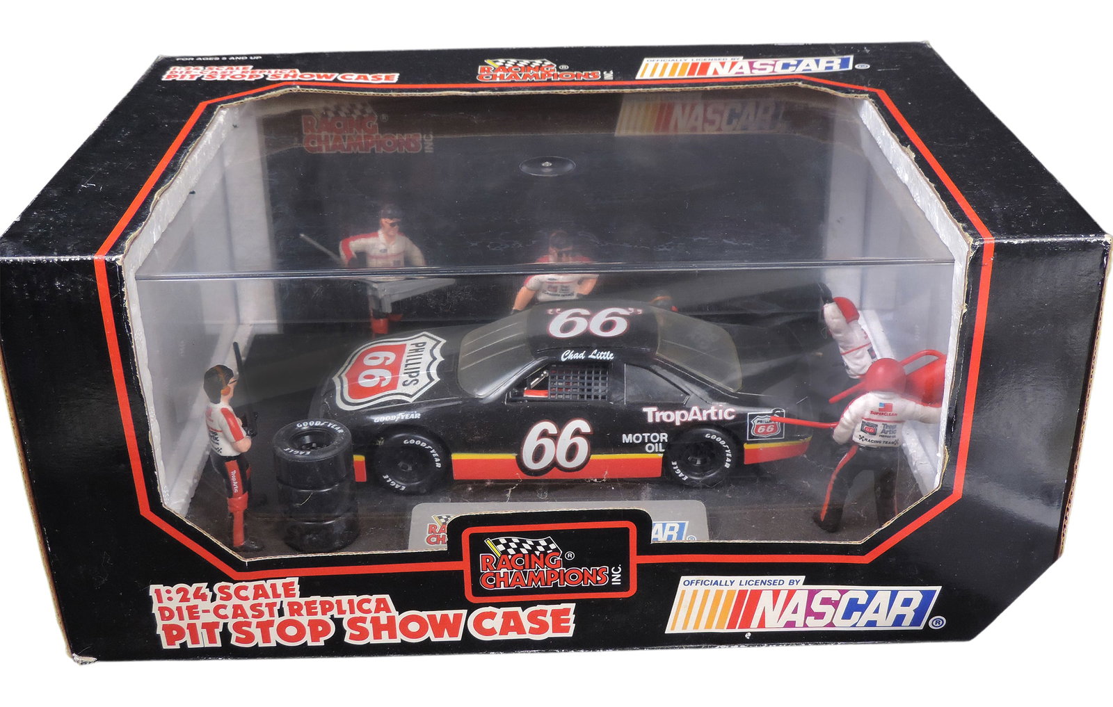 NASCAR Scale Models (2), NASCAR Racing Champions Pit Stop Show Case, Chad Little, 1992 Racing Cha... - 2