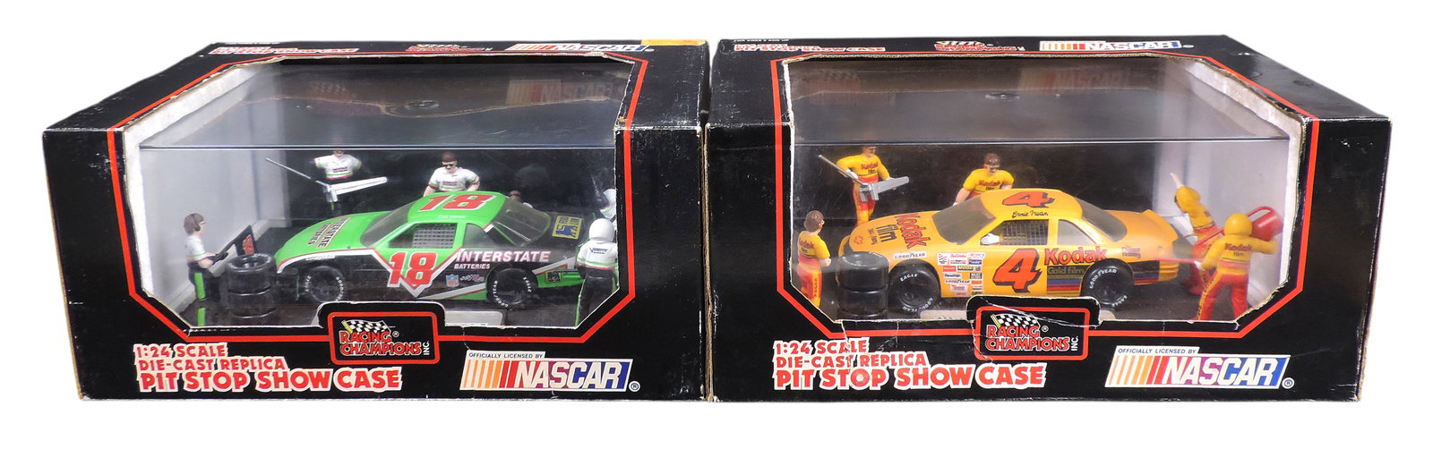NASCAR Racing Champions Pit Stop Show Case (2), Ernie Irvan, 1992 Racing Champions, Inc., made in... - 2